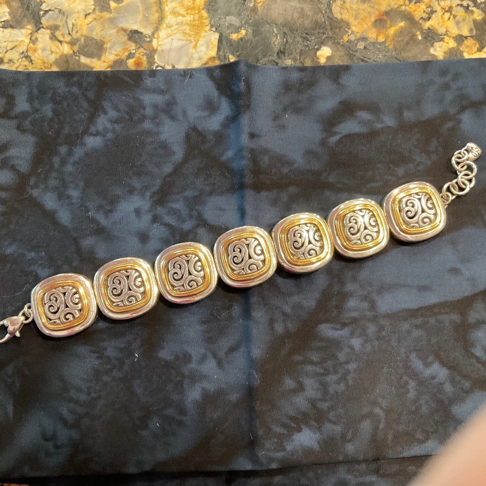 Retired Brighton silver/gold bracelet. Stunning!